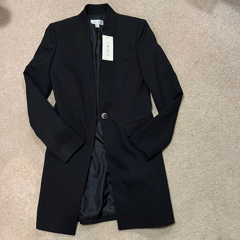 Long shoulder pad blazer - never worn with tags